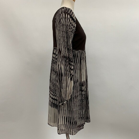 Laundry by Design Women's Dress Small Medium Brown Multi-color NWOT - Picture 6 of 7